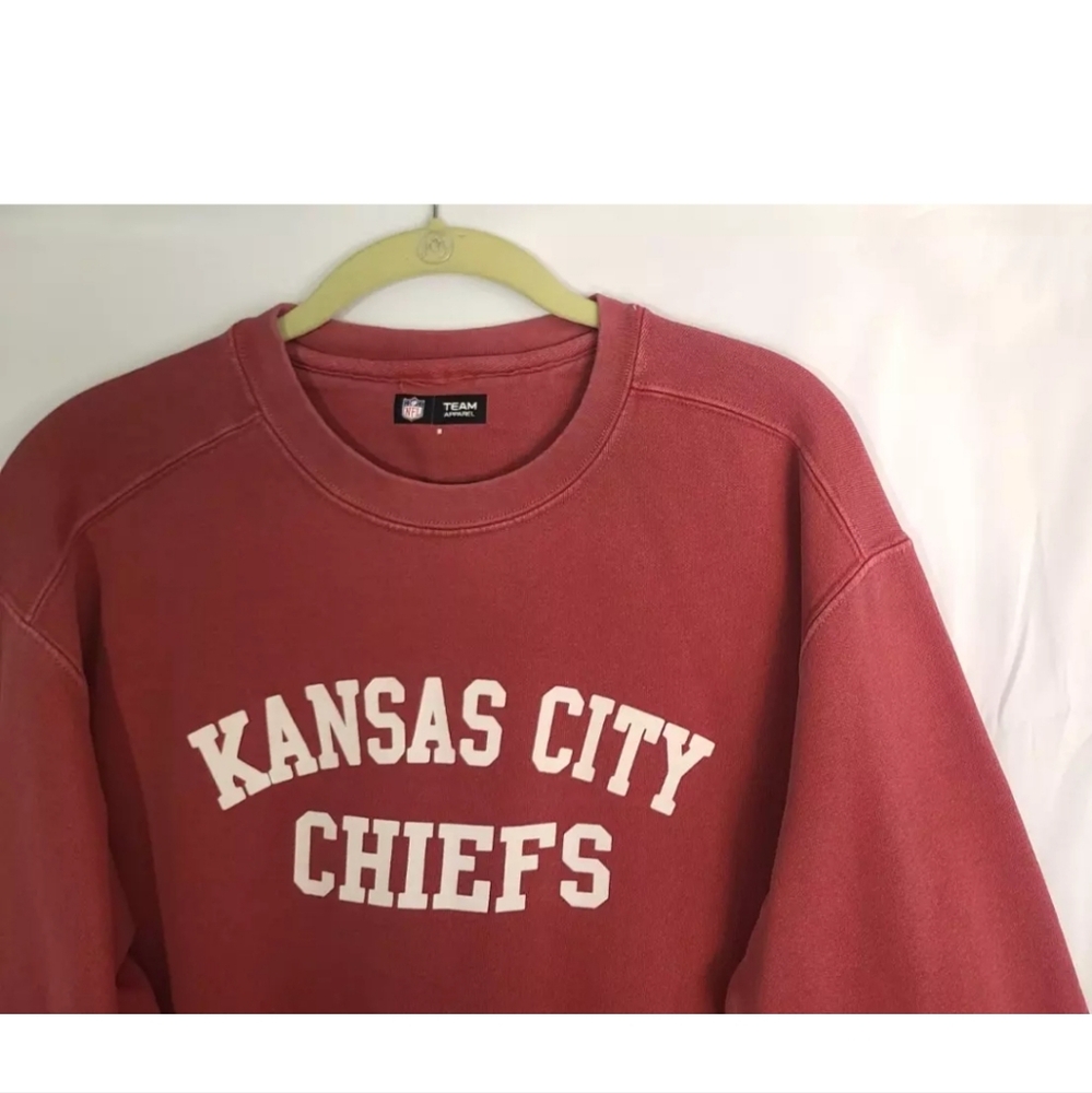 NFL Shop New Era Kansas City Chiefs Rust Pullover Sweatshirt Mens Medium - Picture 4 of 7